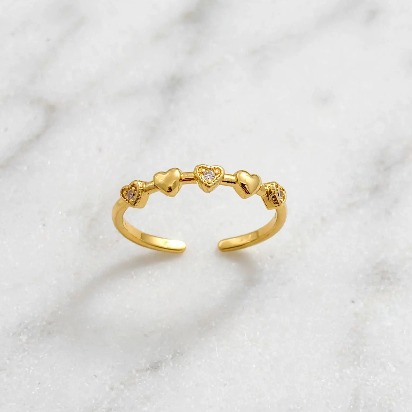 Anillo Corazones Love