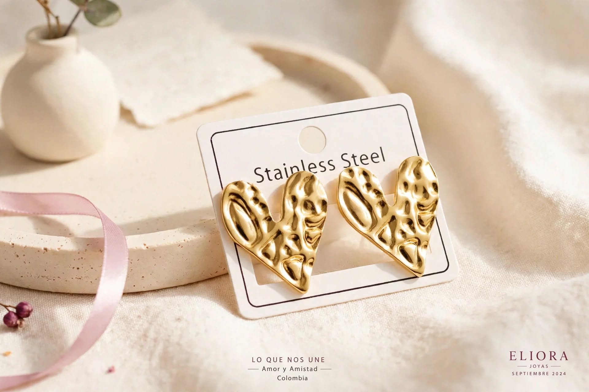 Aretes Corazon foto 2