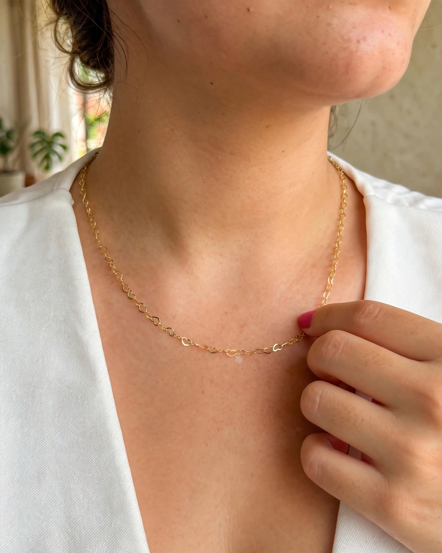 Cadena Heart Power Golden foto 2