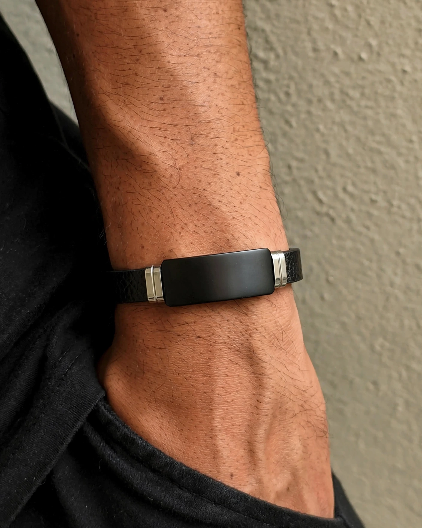 Pulsera Black Plate Steel