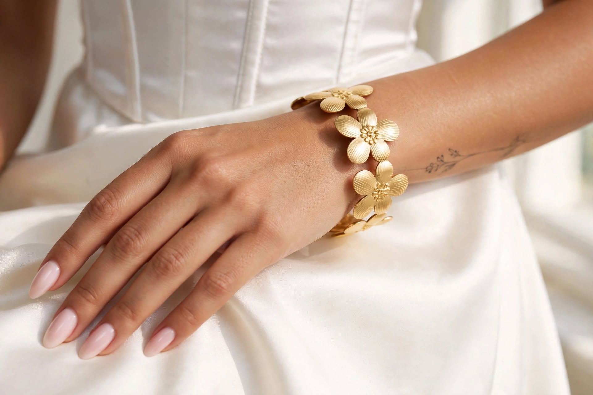 Brazalete de Flores foto 3
